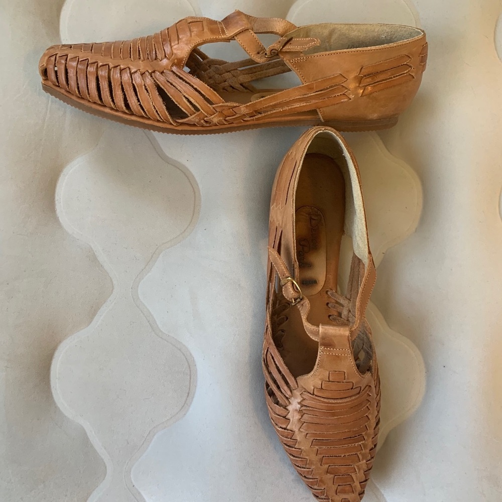 Brown loafers